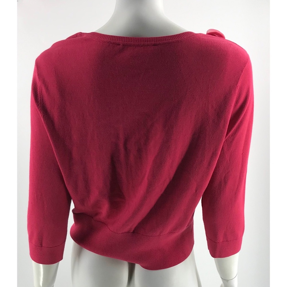 WHBM Pink Button Down Sweater - Picture 3 of 5